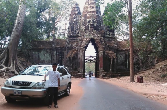 Mr.Hak Seng-North Gate of Angkor Thom