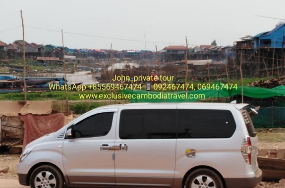 Exclusive van; SR > Kampong Kleang, floating Village > PP